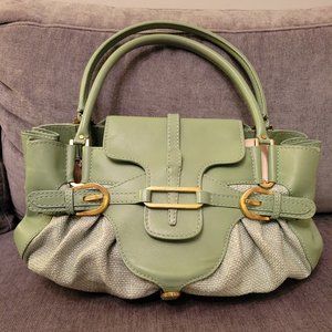 Vintage Jimmy Choo Tulita Shoulder Bag in Mint Green